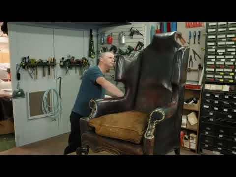Rare early 18th century chair, Craig Hughes, Salvage Hunters #antique #upholstery #restoration