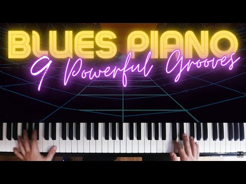9 Ways to Play Bluesy Left Hand Grooves │ Blues Piano Lesson #7 Video