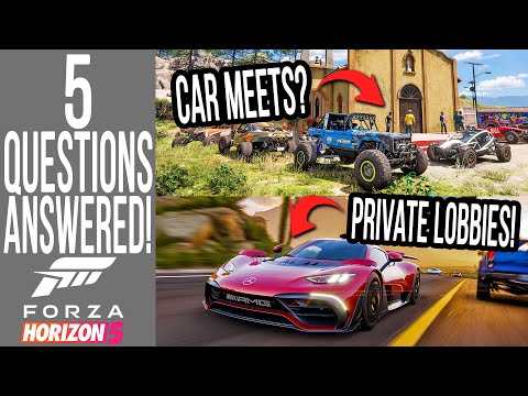 Forza Horizon 5 - 5 Questions That Playground Games Finally ANSWERED!