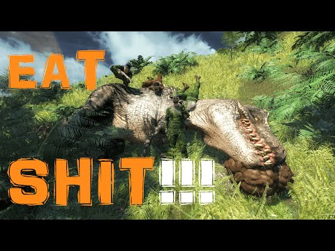 The hunter primal gameplay [multiplayer] - T-REX EXTINCTION SERVER [Funny moments - 2015]