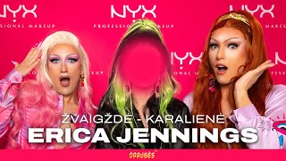 ERICA JENNINGS TAPO DRAG KARALIENE | STULBINAMA TRANSFORMACIJA | 3 ĮVAIZDŽIAI IR POKALBIS 💄