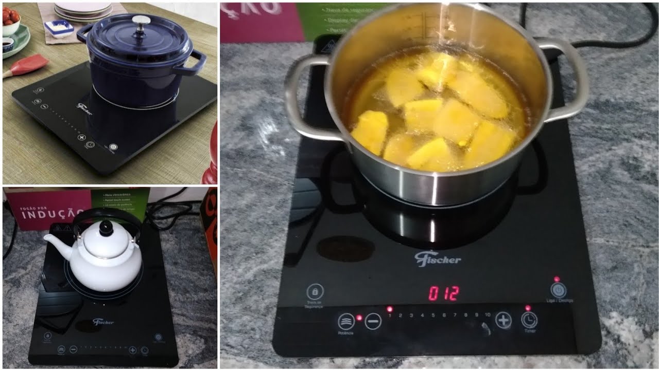 Cooktop Fischer por Indução 1 boca  vale a pena? resenha completa
