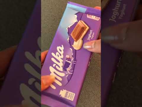 Milka Yogurt Chocolate Unwrapping | ASMR #satisfying #teamfilger