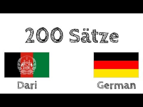 200 Sätze - Dari - Deutsch