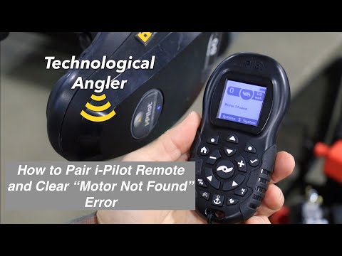 How to Pair Minn Kota i-Pilot Remote and Clear "Motor Not Found" Error | The Technological Angler
