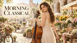 Download lagu Flower Market at Dawn | Morning Classical in Elgar Style | Cello & Piano for Coffee & Reading mp3
