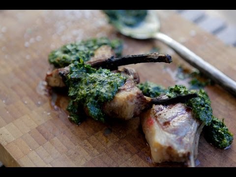 How to make Lamb Cutlets with Green Anchovy Sauce - Sydney Harbour Kitchen Ep 3