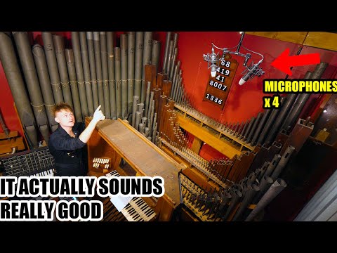 WIRING MICROPHONES INTO THE CHURCH ORGAN