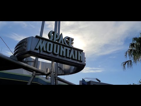 Disney World Space Mountain - Full Ride with Queue and Exit