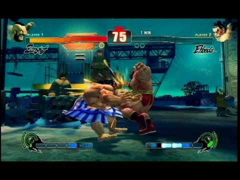 Street Fighter 4 Hyperblast (Zangief) vs Arturo (E.Honda)