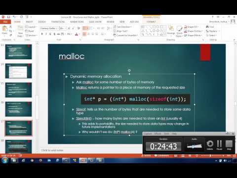 Lecture 14 - Intro to malloc Part 1