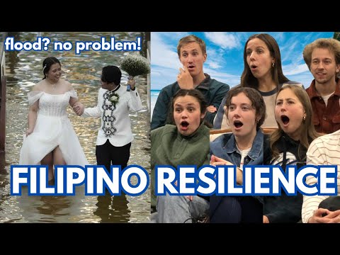 Canadians SURPRISED by Filipinos During Typhoon