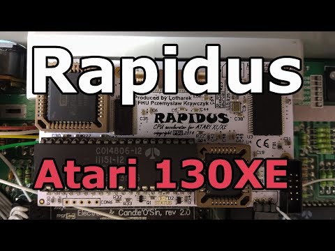 Rapidus Atari 130XE Part 1 (Always solder the other 36 pins of the Pokey socket before testing)