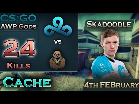 HD-  Skadoodle vs Swole Patrol on Cache - POV - Full Game CSGO