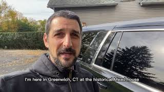 BTS with Grant at the historical Mead Estate house in Greenwich, CT