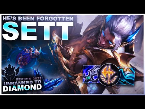 IS SETT THE FORGOTTEN BRUISER TOP? - Unranked to Diamond | League of Legends