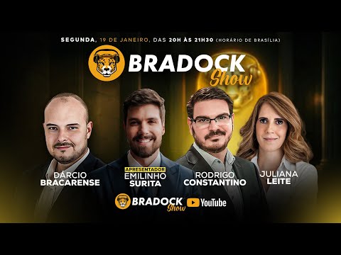 Bradock Show 19/01/26 - Emilinho Surita, Constantino, Dárcio Bracarense e Juliana Leite