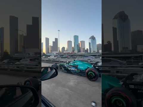 Taking to the streets of your hometown in an F1 car. What dreams are made of. #F1 #formula1