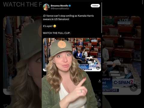 Vance All Smiles During Senator Swear In?!?￼#2ndamendment #shortsvideo #shortsfeed #shorts Thumbnail