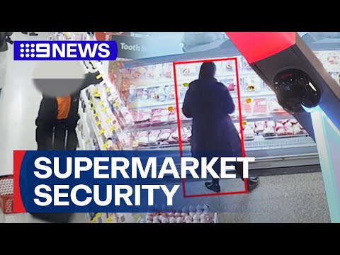 Coles striking back at surging retail thieves with new technology | 9 News Australia