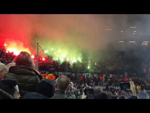 Man Utd v St Etienne Flares