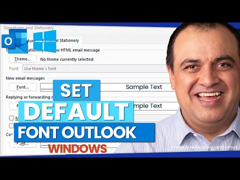 How To Change Default Font Size In Outlook New Emails, Reply And Forward On Windows
