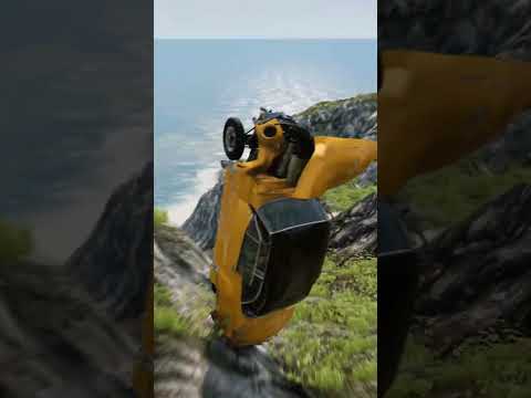 The Car Folded Like Paper #beamngdrive