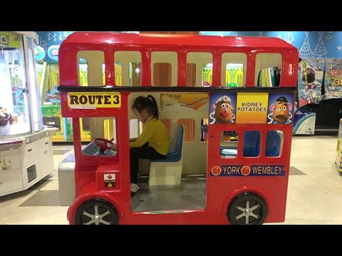ABCkidTV Misa Indoor playground with bus car and many toys - Nursery Rhymes Songs for Kids Video