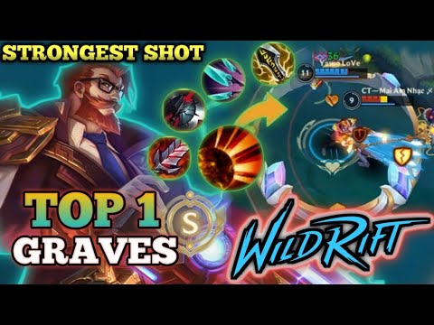 GRAVES PERFECT GAMEPLAY!! INSANE BURST DAMAGE - TOP 1 GLOBAL GRAVES By Yasou LoVe - WILD RIFT