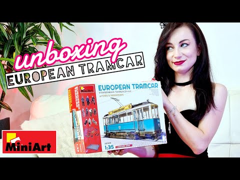 European Tramcar 1/35 scale model