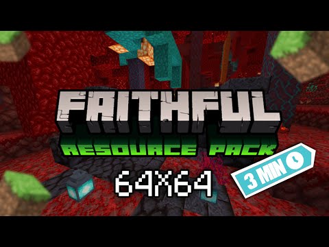 Comment installer Faithful 64x64 Minecraft Texture Pack ! (2021)
