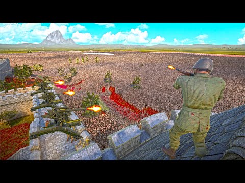 Elite MILITARY Fortress Base Against DEMONIC ARMY from HELL  | Ultimate Epic Battle Simulator 2