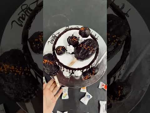 chocolate filled cake🤎.