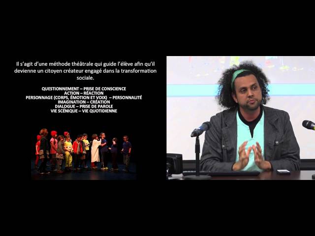 Conférence ISS: «L&rsquo;art à l’école pour la persévérance scolaire et le mieux-vivre ensemble: La réduction de la violence à l’école par la pratique du théâtre social»