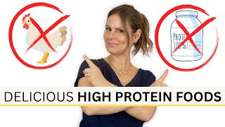 12 HIGH PROTEIN FOODS for WEIGHT LOSS | (NO chicken breast or protein powder!)