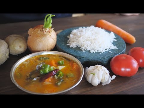 Hagamos sambar (curry de verduras del sur de la India)