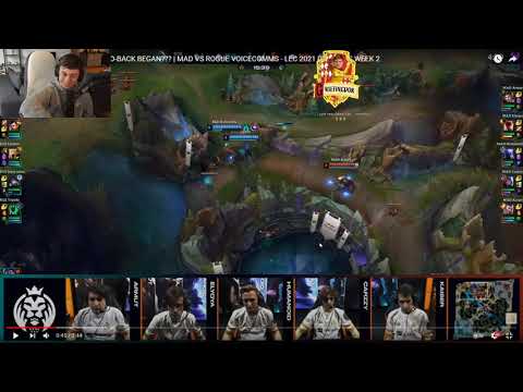 Caedrel reacts to MAD lions voice comms #shorts