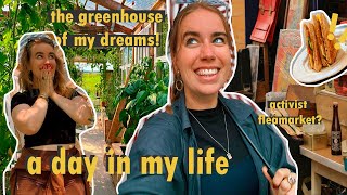 THE IDEAL COMFORT DAY // cozy island adventure, explore a hidden green house and trying tasty food
