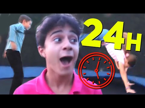 24H DANS UN TRAMPOLINE / Lévanah&Family
