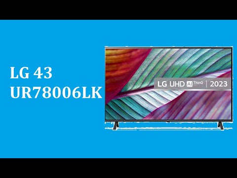 LG 43UR78006LK Black