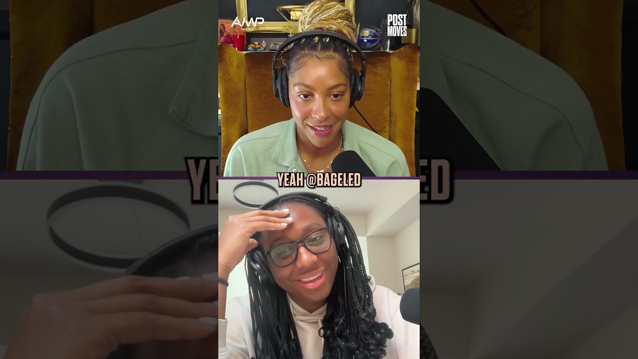 How does Candace Parker pronounce "Bageled" ? Serious question. 🤣
