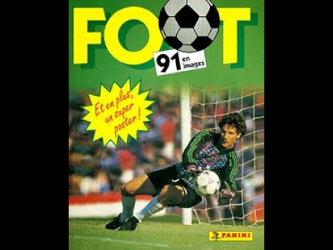 STICKERS PANINI FRENCH CHAMPIONSHIP 1991 AS CANNES