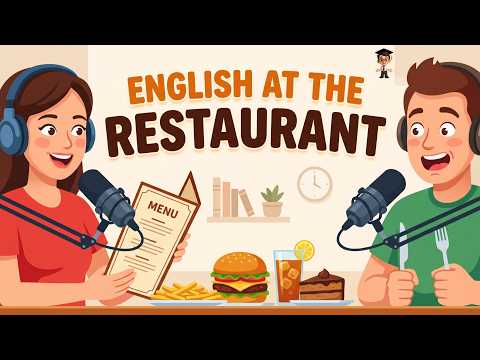 在餐廳學英文 🍔 初學者簡易對話 | Mr. English Channel Podcast (Learn English at the Restaurant 🍔 Easy Conversation for Beginners | Mr. English Channel Podcast)
