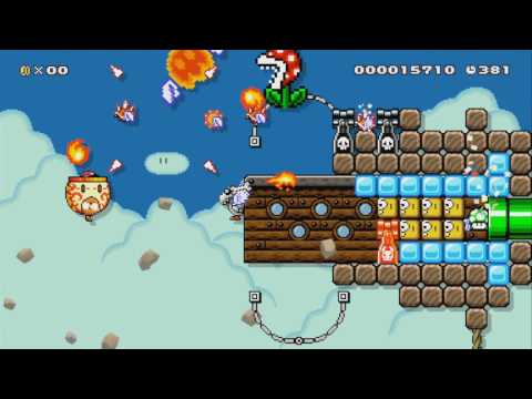 Operation: Weapon Destroy by Zach 一SUPER MARIO MAKER一 No Commentary 1AQ