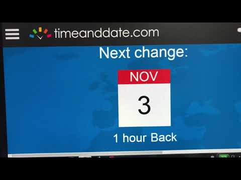DAYLIGHT Saving 2019 ENDS / Fall Back EXPLAINED & DEMONSTRATED / Fall Back 1 Hour / November 3, 2019