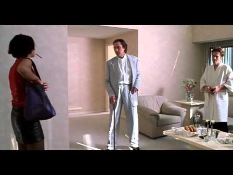 Asia Argento showing deep cleavage in the movie "NEW ROSE HOTEL 1998" Part 1