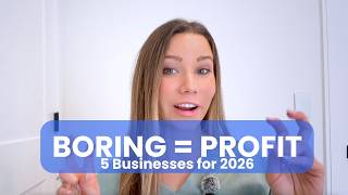 5 Boring Businesses You Can Start In 2026 (That Actually Make Money)