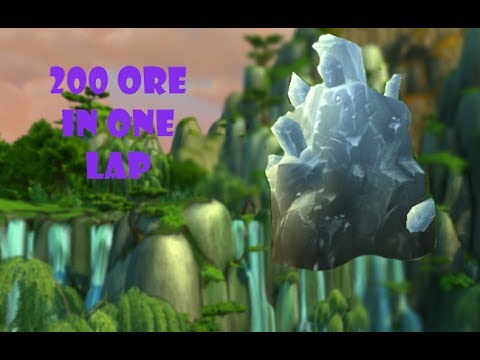 Ghost Iron gold farming 200 ore in one lap.