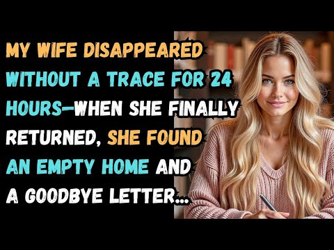 My Wife Vanished for 24 Hours—She Came Back to an Empty Home, Cheating Wife Story, Reddit Story