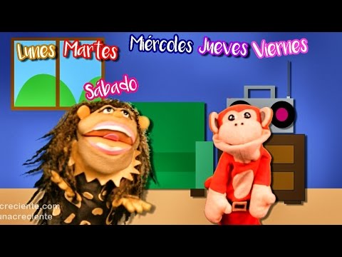 La Canción de los Dias de la Semana con El Mono Sílabo Canciones  Infantiles | Lunacreciente